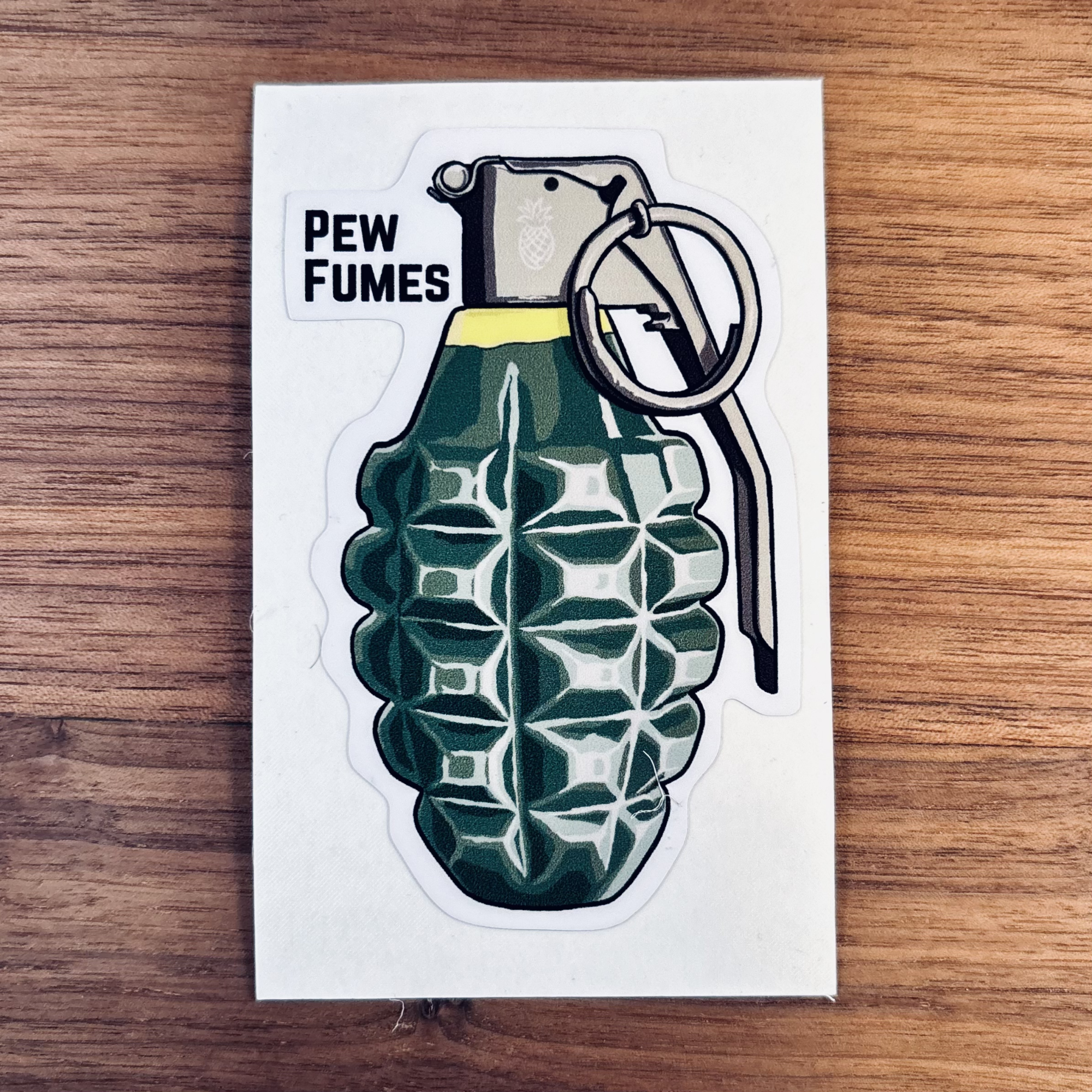 Pina Grenada vinyl decal