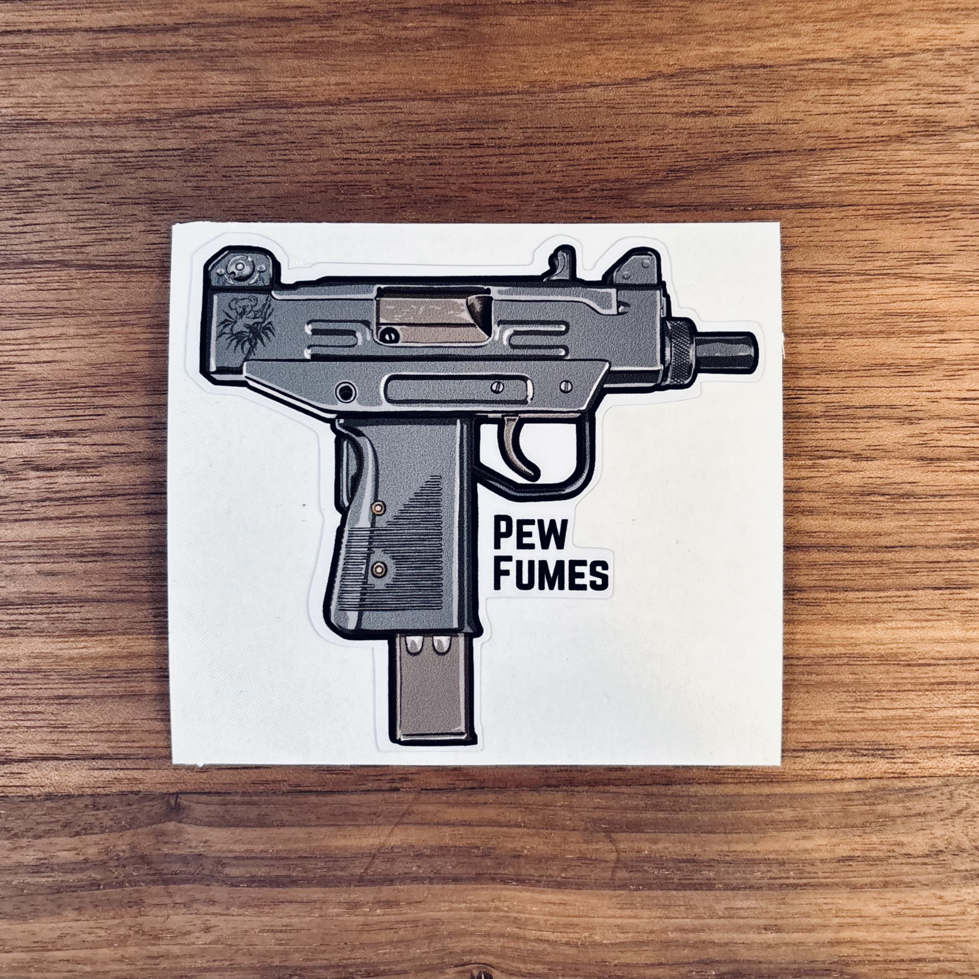 Uzi-Lyptus vinyl decal